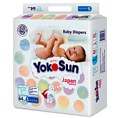 Подгузники YokoSun S до 6 кг 64 шт 1